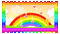 rainbow stamp4 - Δωρεάν κινούμενο GIF κινούμενο GIF