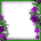 Christmas.Frame.Green.Purple - KittyKatLuv65 - png grátis Gif Animado