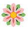 dancheong korean flower - nemokama png animuotas GIF