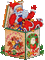 Jack-in-Box Santa - GIF animé gratuit GIF animé