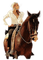 woman with horse bp - Free PNG Animated GIF