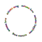 Happiness Love Circle Frame Autumn Text - Bogusia - ilmainen png animoitu GIF