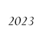 2023 svart - GIF animado grátis