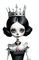 gothic woman illustrated - Free animated GIF