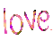 text letter  love liebe cher tube valentine gif anime animated animation aime colorful - GIF animasi gratis GIF animasi
