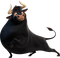 bull by nataliplus - gratis png geanimeerde GIF