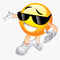 Snazzy sunglasses emoji meme funny - безплатен png анимиран GIF