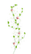 soave deco branch scrap flowers rose pink green - 免费PNG 动画 GIF