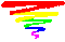 Rainbow Scribble - Darmowy animowany GIF animowany gif