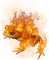 magic fire toad with aura - zdarma png animovaný GIF