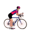 woman with bicycle bp - Free PNG Animated GIF
