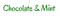 Chocolate Mint Green Text - Bogusia - бесплатно png анимированный гифка