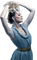Woman Blue  - Bogusia - Free PNG Animated GIF