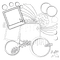 Collage white frames circles deco [Basilslament] - безплатен png анимиран GIF