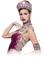 Woman Violet Diamonds - Bogusia - Free PNG Animated GIF