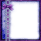Purple Bow and Pearls Frame - By KittyKatLuv65 - png ฟรี GIF แบบเคลื่อนไหว