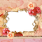 Cadre.Frame.Vintage.Pink.Fleurs.Victoriabea - PNG gratuit GIF animé