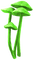 Mushrooms.Green - gratis png geanimeerde GIF