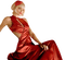 Kaz_Creations Woman Femme Red - PNG gratuit GIF animé