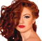 Redhead Woman - kostenlos png Animiertes GIF