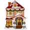 Christmas House - png ฟรี GIF แบบเคลื่อนไหว