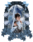 femme en bleu.Cheyenne63 - Free animated GIF Animated GIF