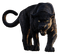 black panther bp - png gratuito GIF animata