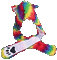 rainbow hat - Δωρεάν κινούμενο GIF κινούμενο GIF