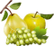 Kaz_Creations Fruit Apple Pear Grapes Deco