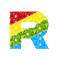 team rainbow rocket logo - Zdarma animovaný GIF