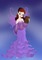 Purple Angel - GIF animado gratis