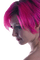 Kaz_Creations Woman Femme Pink Hair - PNG gratuit GIF animé