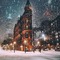 Paysage.Winter.Victoriabea - PNG gratuit GIF animé