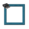 Small Blue Frame - png gratis GIF animasi