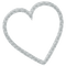 Frame heart sylver - ilmainen png animoitu GIF