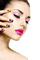Woman Pink Violet Green Yellow - Bogusia - 免费PNG 动画 GIF