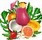 fruits exotiques - Nemokamas animacinis gif animuotas GIF