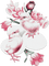 soave deco easter chick eggs flowers pink green - PNG gratuit GIF animé