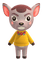 Animal Crossing - Deirdre - бесплатно png анимированный гифка