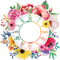 floral clock Bb2 - png gratuito GIF animata