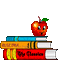Apple & Books - Free animated GIF Animated GIF