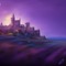 Purple Castle in the Distance - gratis png animerad GIF