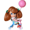 Kaz_Creations Doll On Bike Balloon - kostenlos png Animiertes GIF