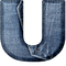 Jeans Blue Alphabet - Bogusia - 免费PNG 动画 GIF