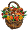 basket mushrooms by nataliplus - bezmaksas png animēts GIF