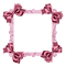 Kaz_Creations Pink Deco Bows Frames Frame - gratis png animeret GIF