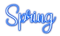 Spring.Text.Neon.Blue - By KittyKatLuv65