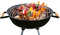 Barbecue rond brochettes miam miam - png gratis GIF animado