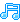 blue pixel music note - Gratis animerad GIF animerad GIF