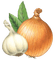 Zwiebel, Knoblauch, Onion, garlic - zadarmo png animovaný GIF